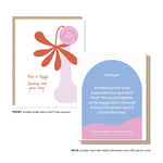 "This is tough. Sending love you way." Greeting Card