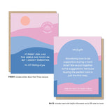 "It might feel like the world has moved on, but I haven't forgotten. I'm still thinking of you." Greeting Card