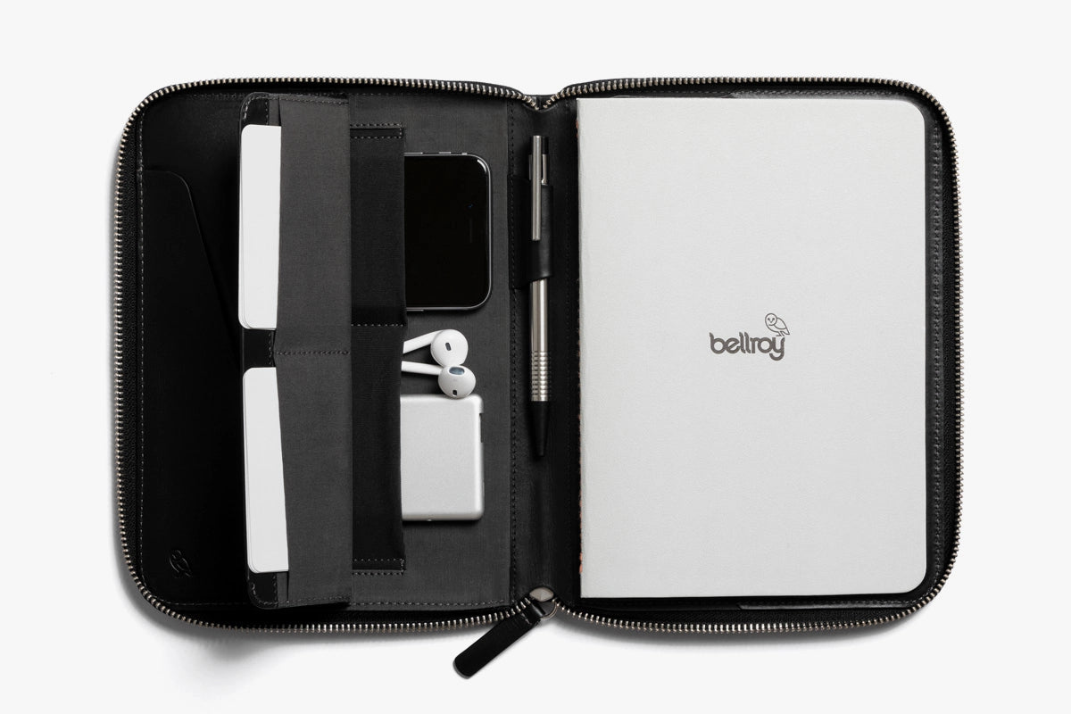 Bellroy A5 Work Folio Compendium Black