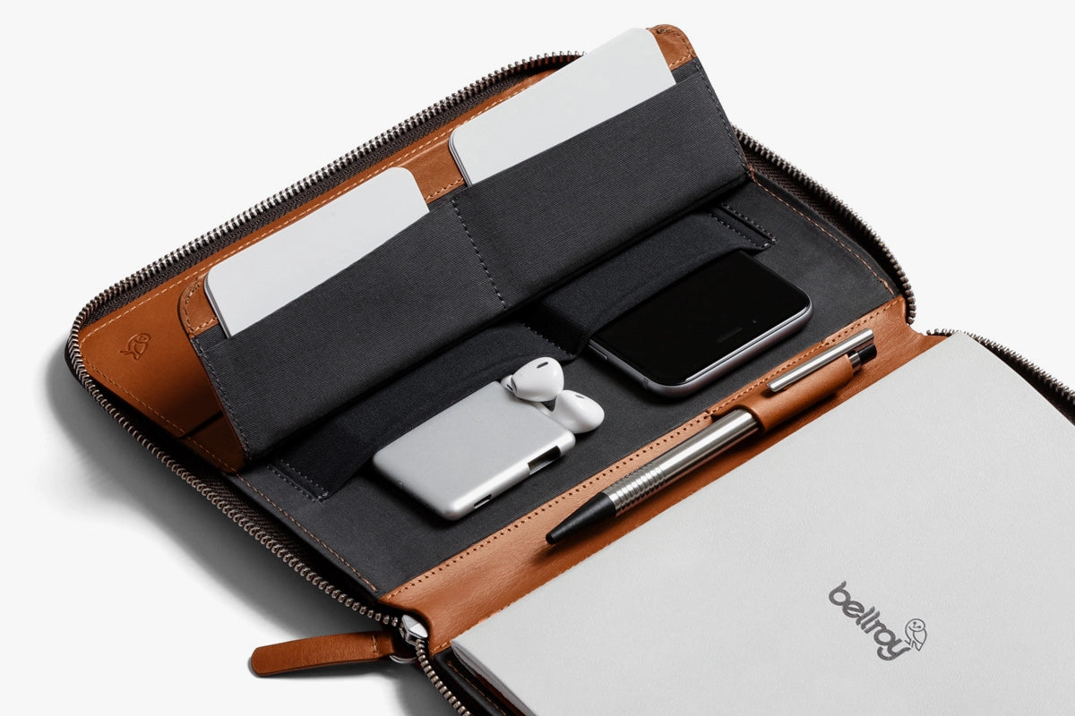 Bellroy A5 Work Folio Compendium Caramel