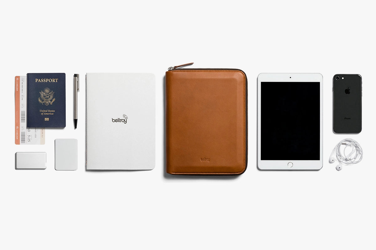 Bellroy A5 Work Folio Compendium Caramel
