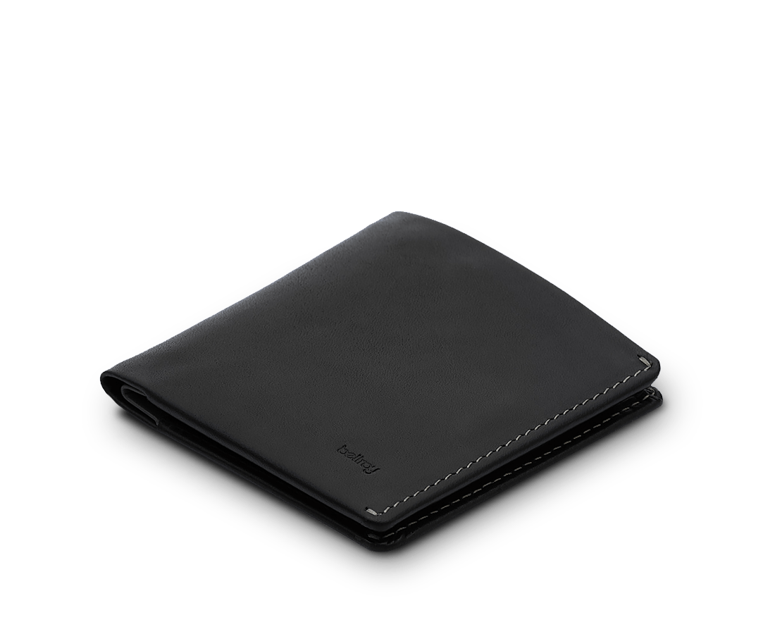 Note Sleeve Wallet with RFID Protection Black