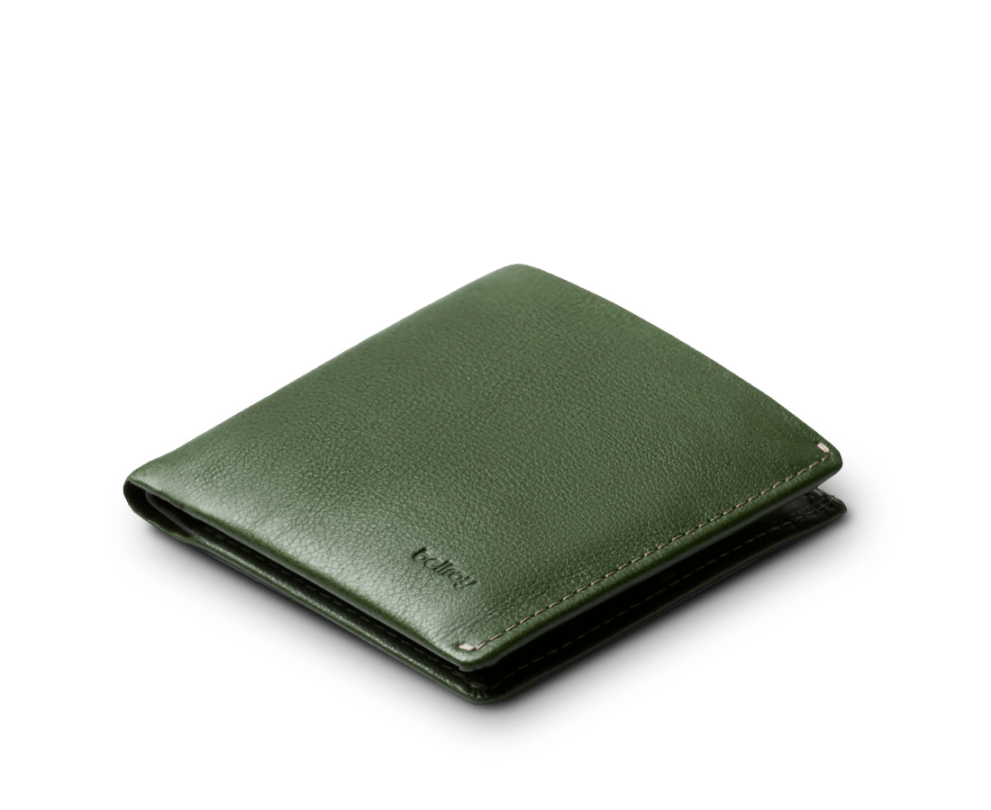 Note Sleeve Wallet with RFID Protection Ranger Green