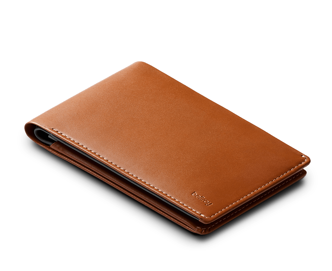 Bellroy Travel Wallet with RFID Protection Caramel