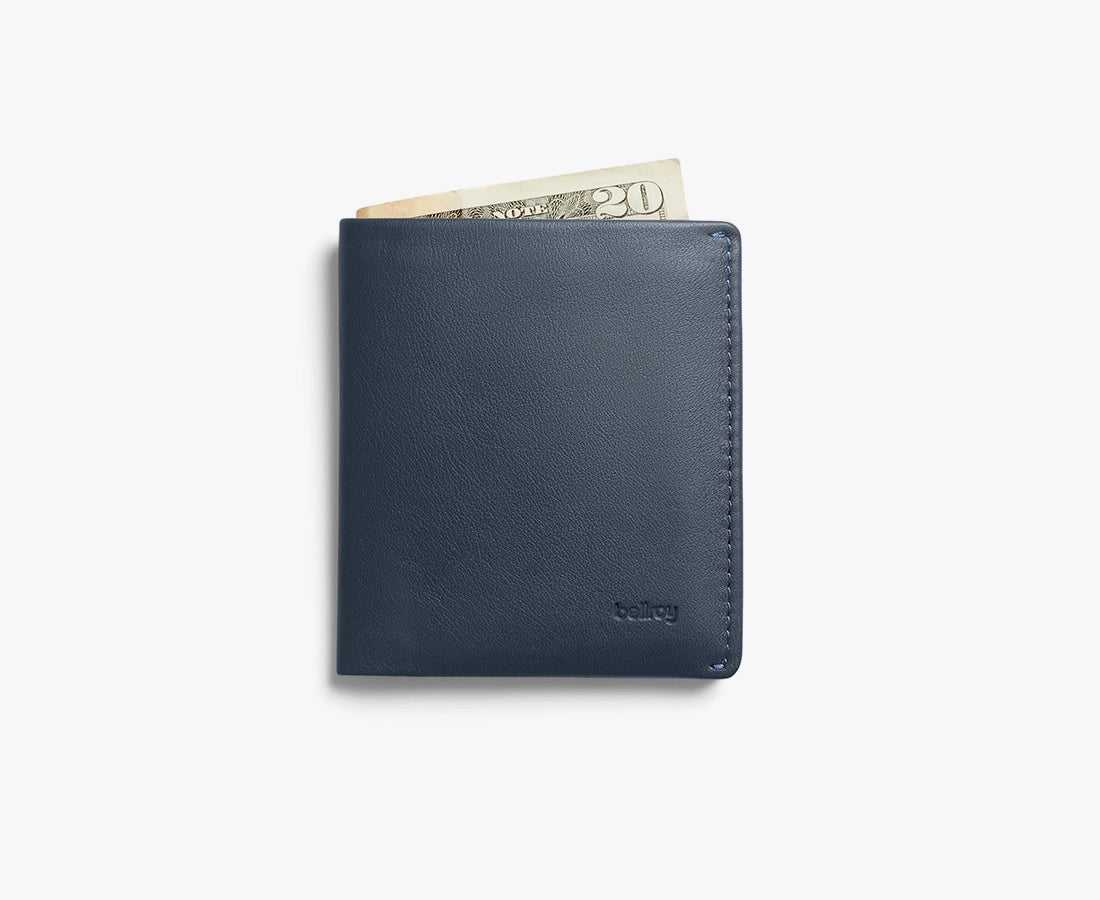 Note Sleeve Wallet with RFID Protection Basalt