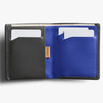 Note Sleeve Wallet with RFID Protection Charcoal Cobalt