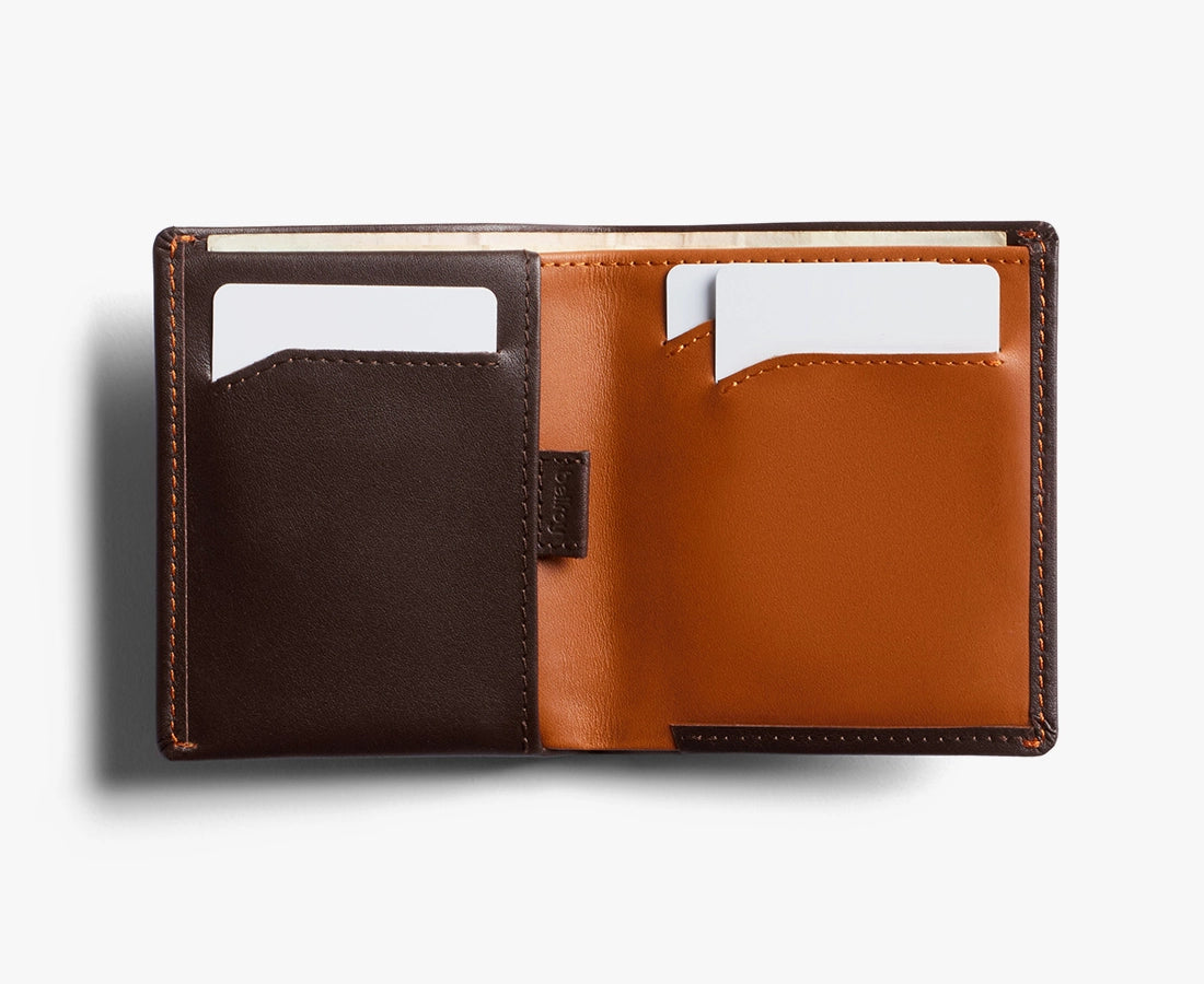 Note Sleeve Wallet with RFID Protection Java/Caramel
