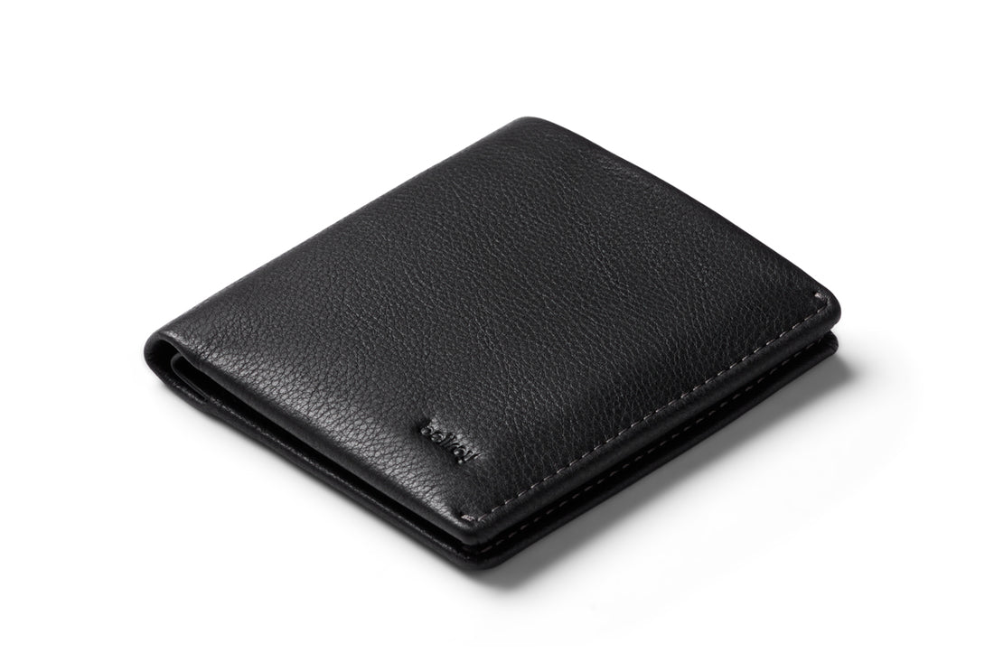Note Sleeve Wallet with RFID Protection Obsidian