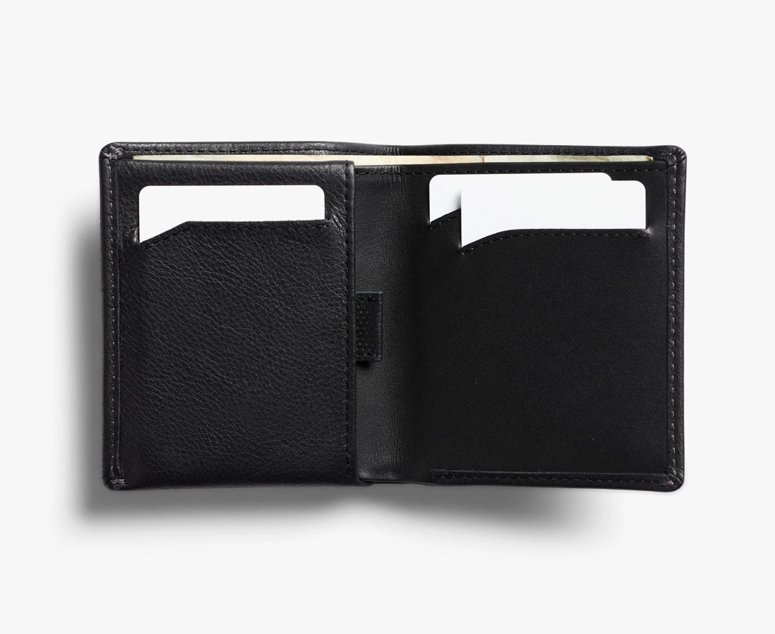 Note Sleeve Wallet with RFID Protection Obsidian