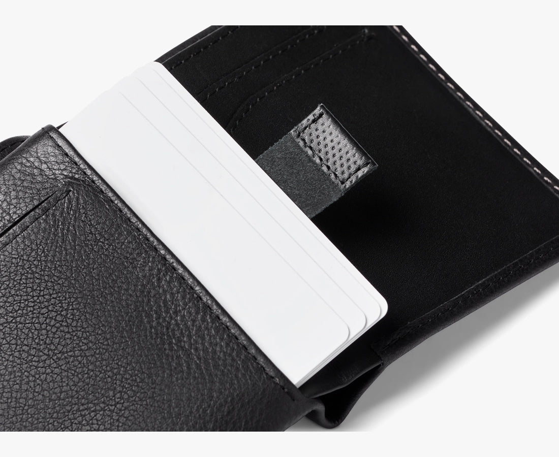Note Sleeve Wallet with RFID Protection Obsidian