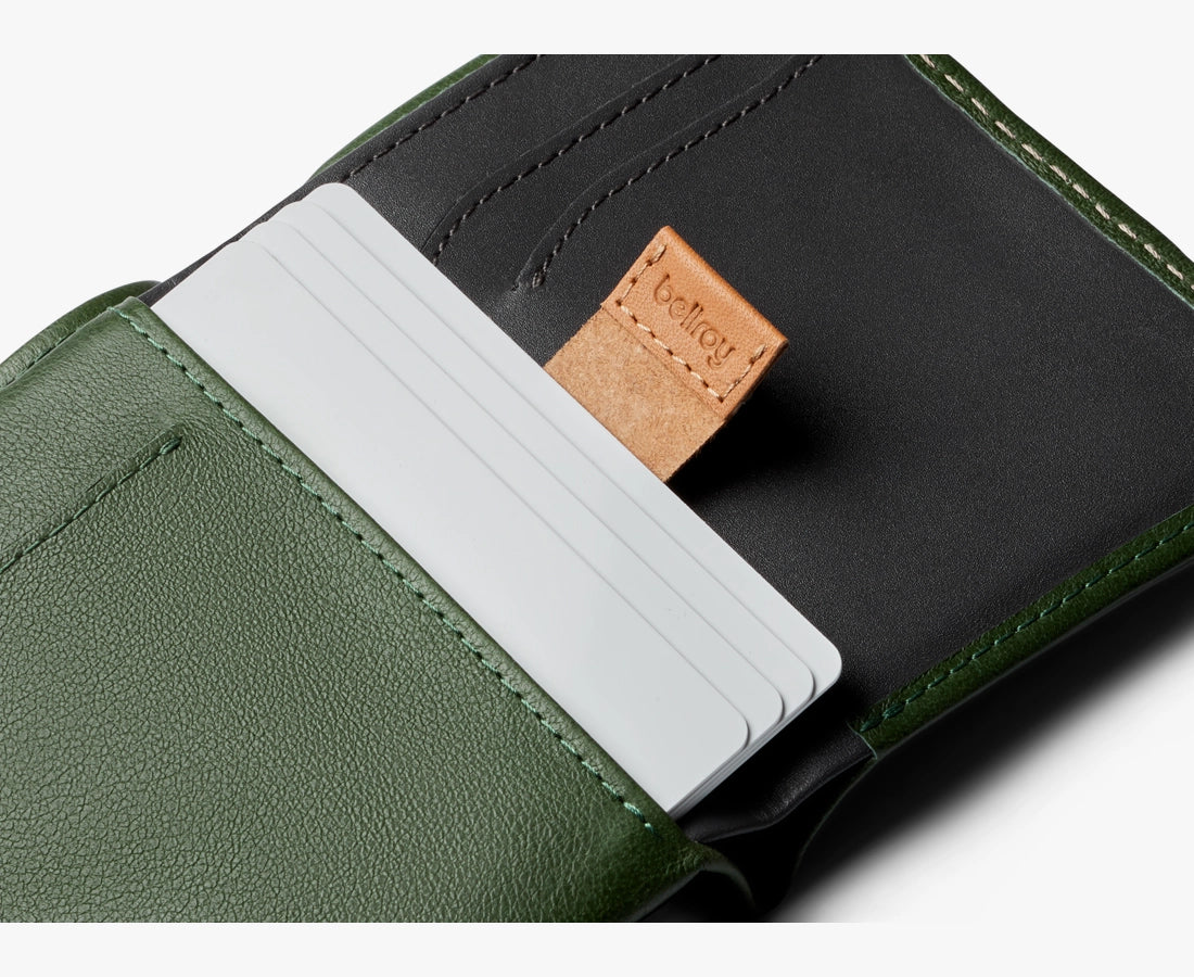 Note Sleeve Wallet with RFID Protection Ranger Green