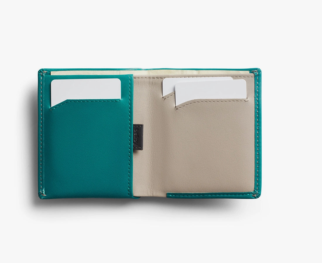 Note Sleeve Wallet with RFID Protection Teal