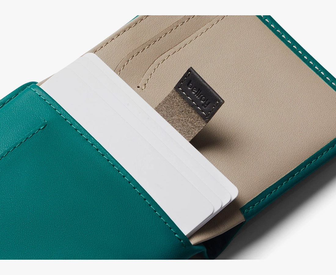 Note Sleeve Wallet with RFID Protection Teal