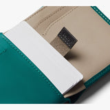 Note Sleeve Wallet with RFID Protection Teal