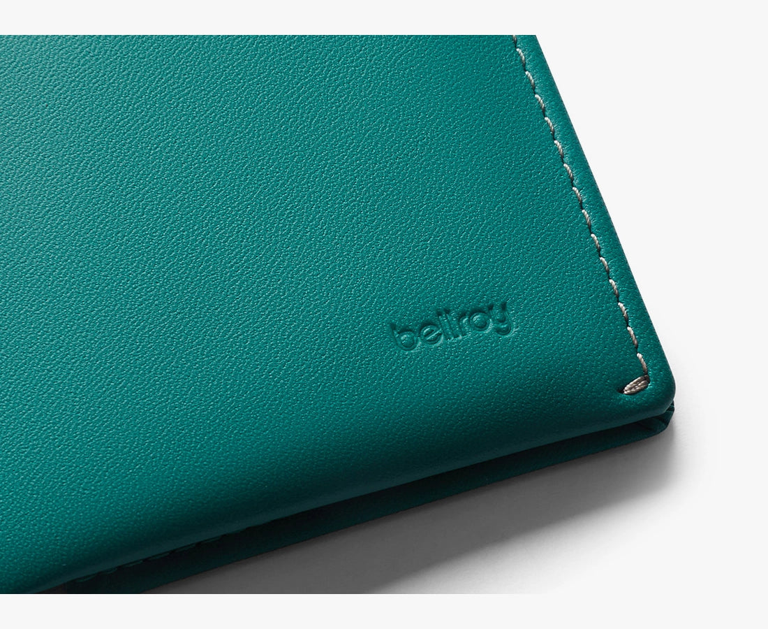 Note Sleeve Wallet with RFID Protection Teal