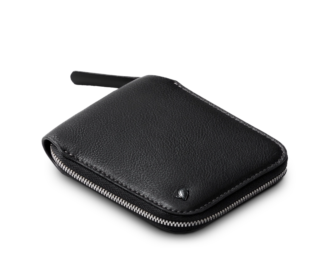 Bellroy Zip Wallet Black Obsidian