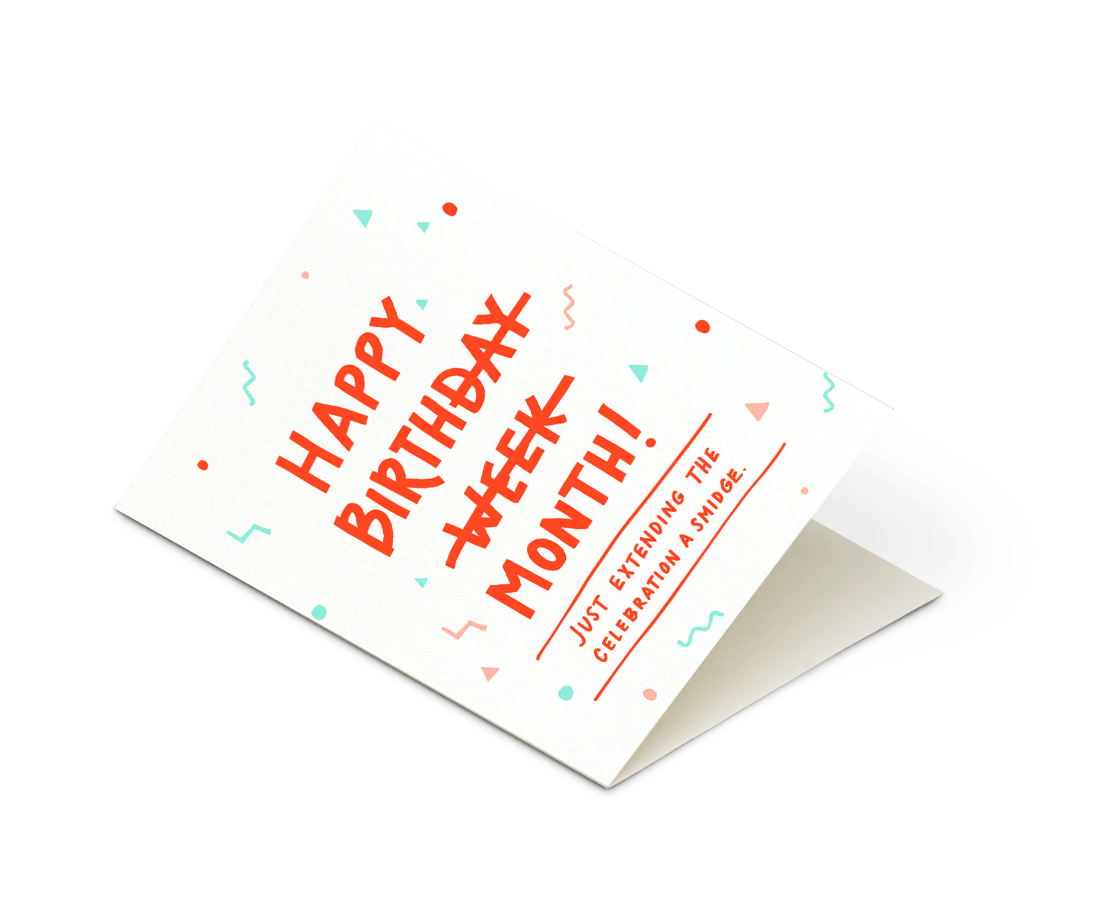 Odd Daughter - 'Birth Month!' Card