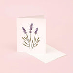 Botanical Scented Greeting Card Lavender