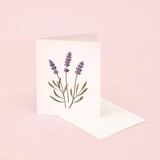Botanical Scented Greeting Card Lavender