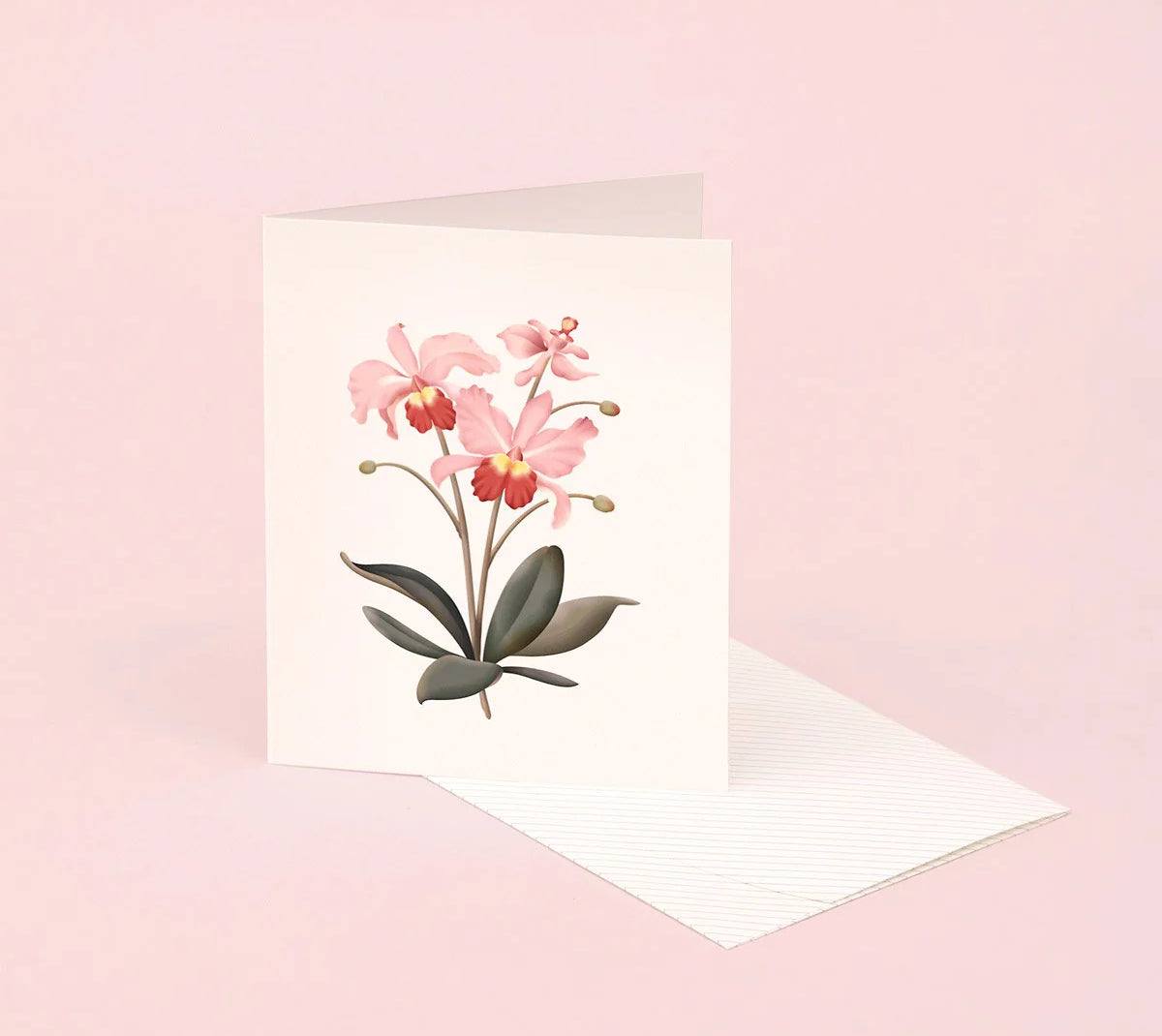 Botanical Scented Greeting Card Orchid