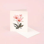 Botanical Scented Greeting Card Orchid