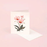Botanical Scented Greeting Card Orchid