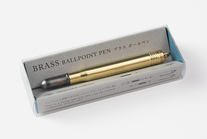 Travelers Company Japan Brass Ballpoint Pen & Refills