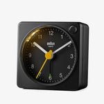 Braun BC02XB Travel Alarm Clock in Black with Snooze & Light