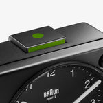 Braun BC02XB Travel Alarm Clock in Black with Snooze & Light