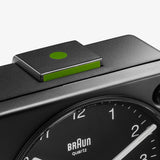 Braun BC02XB Travel Alarm Clock in Black with Snooze & Light