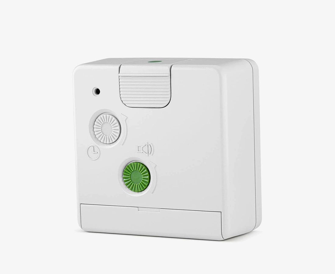 Braun BC02XW Travel Alarm Clock in White with Snooze & Light