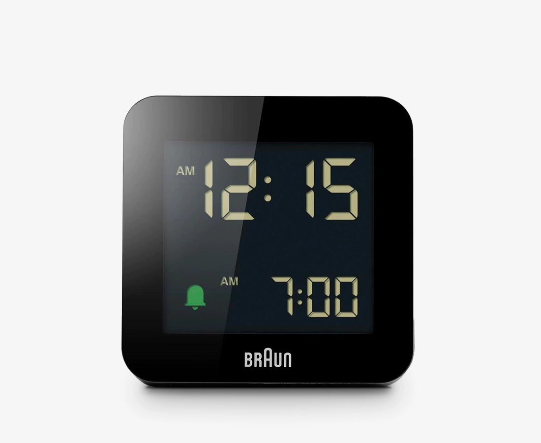 Braun BC09B LCD Alarm Clock in Black