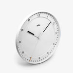 Braun BC17W 30cm Silent Sweep Wall Clock in White
