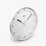 Braun BC17W 30cm Silent Sweep Wall Clock in White