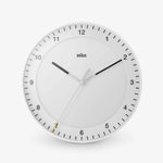 Braun BC17W 30cm Silent Sweep Wall Clock in White