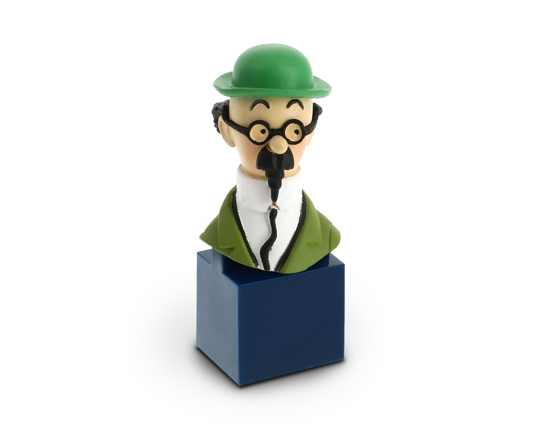 Bust figurine of Professor Calculus. Moulinsart. Compendium Design Store. AfterPay, ZipPay accepted.