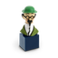 Bust figurine of Professor Calculus. Moulinsart. Compendium Design Store. AfterPay, ZipPay accepted.