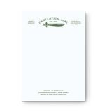 Fictional Hotel Notepads: Camp Crystal Lake (Friday 13th)