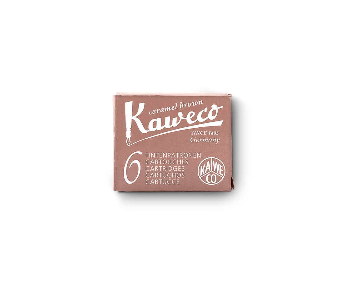 Repalcement Ink Cartridges and Converters for Kaweco Brand Fountain Pens Caramel Brown