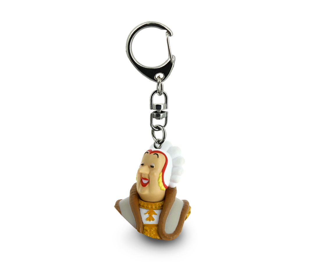 Castafiore Bust Keyring. Moulinsart. Compendium Design Store. AfterPay, ZipPay accepted.