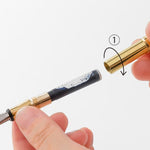 Traveler's Company Japan Brass fountain pen ink refills. Traveler's Company Japan. Compendium Design Store. AfterPay, ZipPay accepted.Travelers Company Japan Brass Fountain Pen Pack of 6 Ink Cartridges