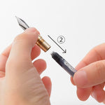 Traveler's Company Japan Brass fountain pen ink refills. Traveler's Company Japan. Compendium Design Store. AfterPay, ZipPay accepted.