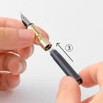 Traveler's Company Japan Brass fountain pen ink refills. Traveler's Company Japan. Compendium Design Store. AfterPay, ZipPay accepted.