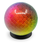 540 Colours 3D Sphere Puzzle by Clemens Habicht. Stand included.