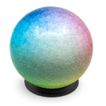 540 Colours 3D Sphere Puzzle by Clemens Habicht. Stand included.
