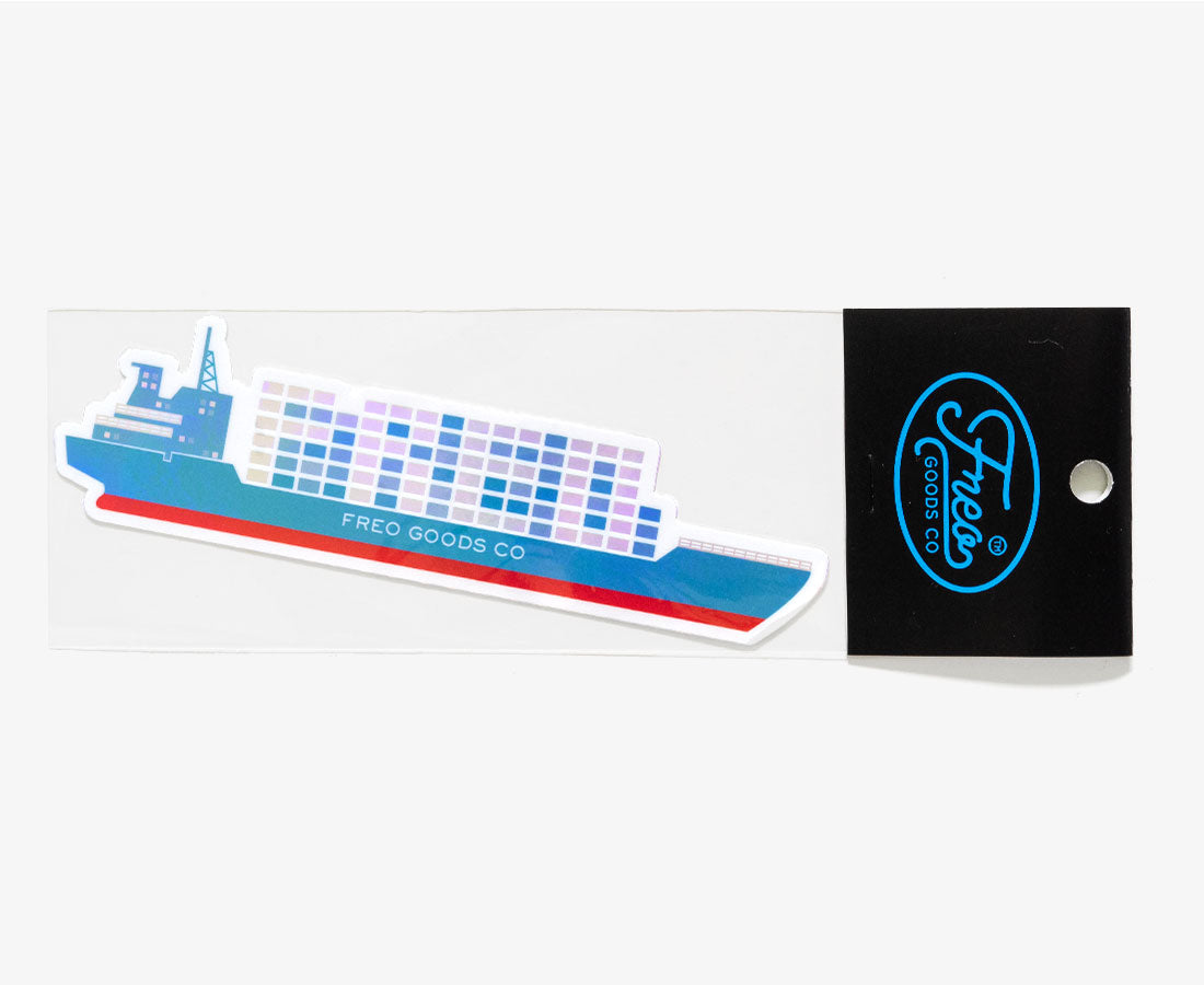 FGC FREO Ship Sticker 7 inch Holo