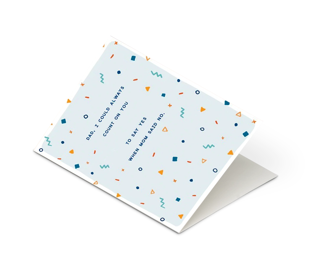 Slightly Stationery - 'Dad, I Could Always Count On You' Card