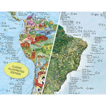 Awesome Maps Surf Trip Map Re-Writable "Green Map" Edition Poster