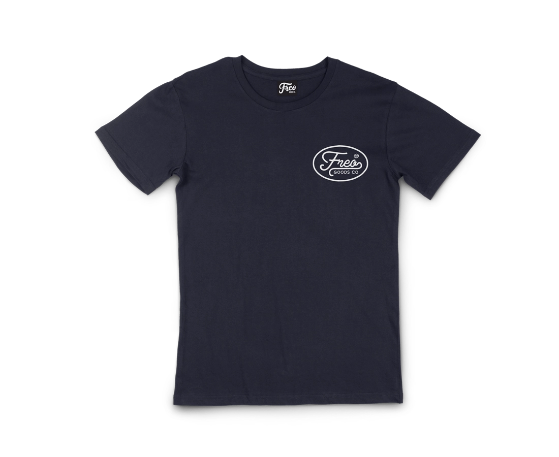Freo Goods Co. Organic Cotton Tee #1 in Navy