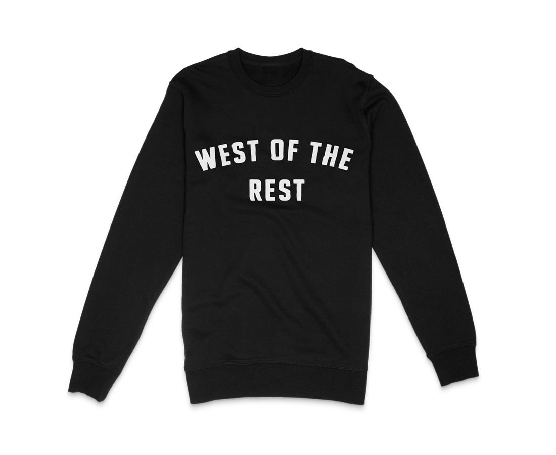 'West Of The Rest' Sweater · Mens in Black